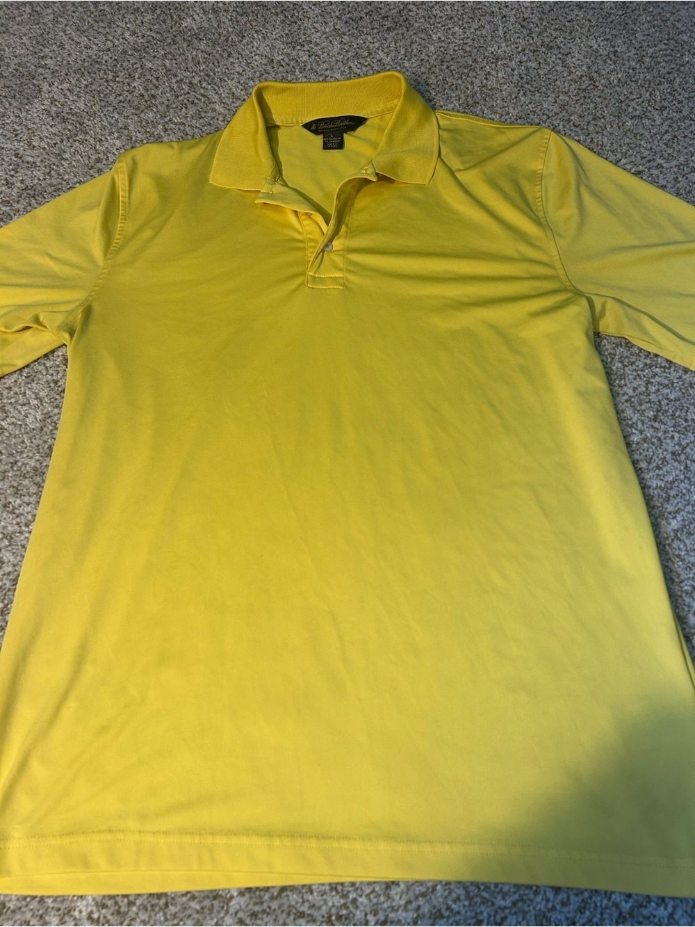 Brooks Brothers Yellow Polo Shirt